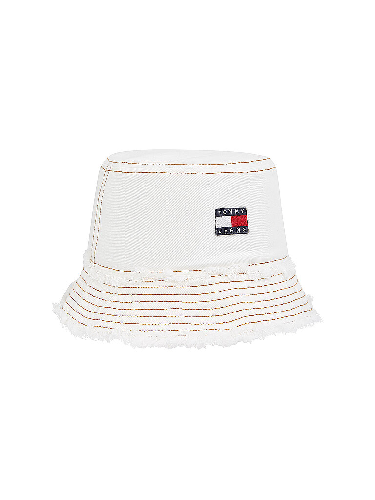 TOMMY JEANS Fischerhut - Bucket Hat weiss damen
